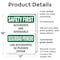 Signmission Safety Culture Sign, 12 in Width, Plastic, Rectangle, Bilingual OS-2PACK-SF-P-1218-L-10730 - alternate 6